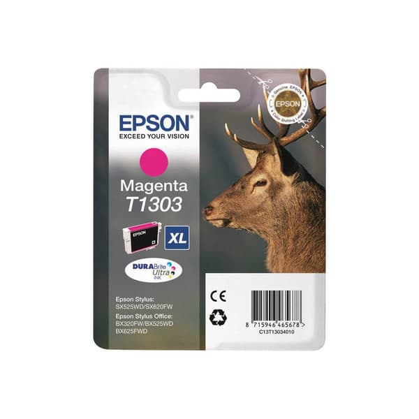 Epson Bläck T1303 Original Magenta C13T13034012