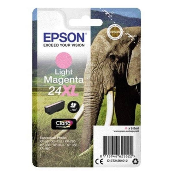 Epson Bläck T2436, 24XL Original Ljus magenta C13T24364012