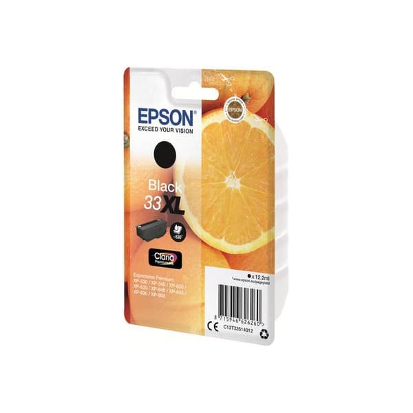 Epson Bläck T3351, 33XL Original Svart C13T33514012