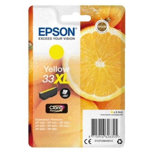 Epson Bläck T3364, 33XL Original Gul C13T33644012