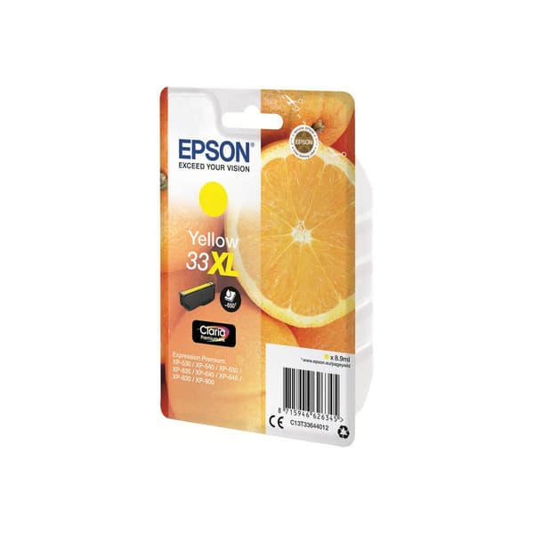 Epson Bläck T3364, 33XL Original Gul C13T33644012