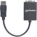 Miniatyrbild 3 av 4: Manhattan 151962 DisplayPort / VGA Adapter [1x DisplayPort hane - 1x VGA hona] Svart UL-certifierad 15.00 cm