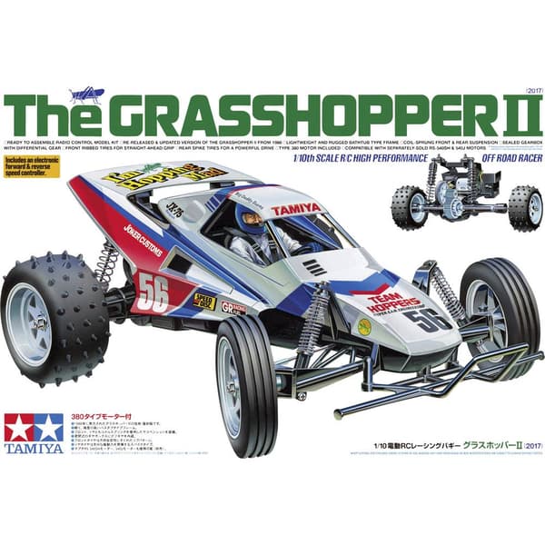 Tamiya The Grasshopper II Borst motor 1:10 RC modellbil Elektrisk Buggy Bakhjulsdrift (2WD) Byggsats