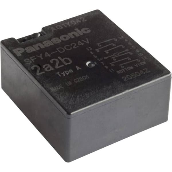 Säkerhetsrelä 1 st SFY3-DC12V Panasonic Driftspänning: 12 V/DC 3 NO, 1 NC (B x H x D) 28.6 x 14.5 x 31 mm