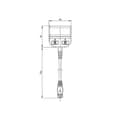 Miniatyrbild 3 av 3: Telegärtner RJ45 Nätverk, ISDN Y-adapter [1x RJ45 hane - 2x RJ45 hona] 15.00 cm Grå-vit (RAL 7035)