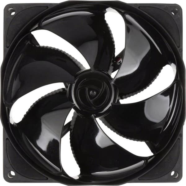 NoiseBlocker NB-eLoop B12-PS Black Edition Chassi-fläkt Svart (B x H x D) 120 x 120 x 25 mm