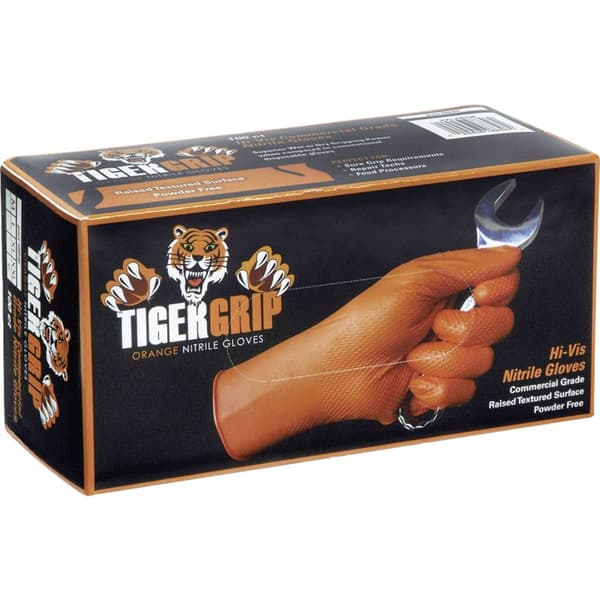Kunzer TIGER GRIP XL 90 st Nitril Engångshandske Storlek (handskar): XL EN 374-2, EN 374-3, EN 455