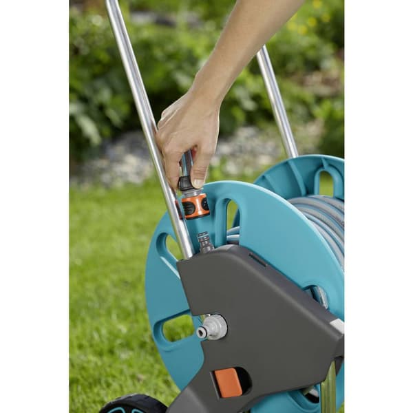 GARDENA 18513-20 CleverRoll M Set Slangvagn 13 mm 20 m 1/2 tum 1 st Grå, Turkos, Orange