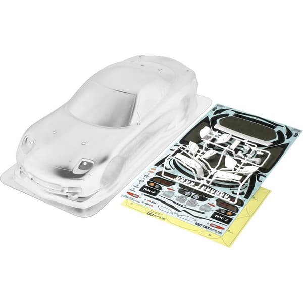 Tamiya 51270 1:10 Kaross Mazda RX-7 Street 190 mm Olackerad, ej utskuren