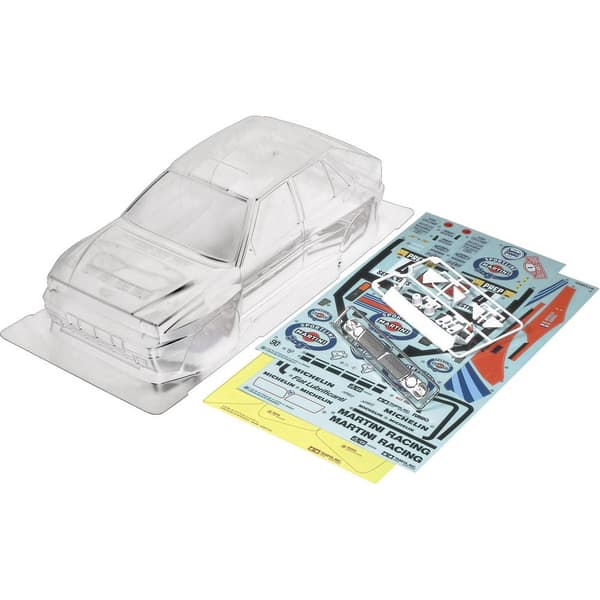 Tamiya 51401 1:10 Kaross Lancia Delta HF Integrale 186 mm Olackerad, ej utskuren
