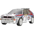 Miniatyrbild 1 av 2: Tamiya 51401 1:10 Kaross Lancia Delta HF Integrale 186 mm Olackerad, ej utskuren