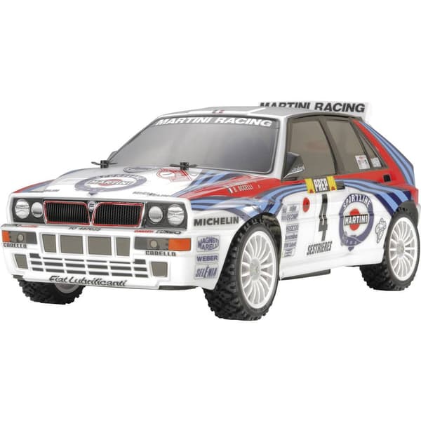 Tamiya 51401 1:10 Kaross Lancia Delta HF Integrale 186 mm Olackerad, ej utskuren
