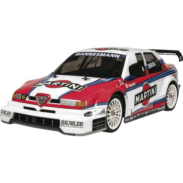 Tamiya 1:10 RC modellbil Elektrisk Gatumodell Alfa Romeo 155 Martini Borst motor Fyrhjulsdrift (4WD) Byggsats TT-02