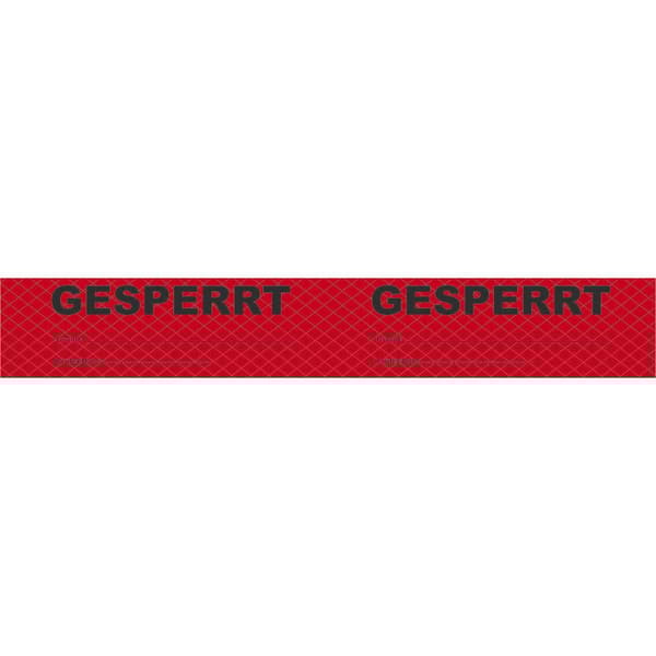 BJZ ESD-tejp 66 m Röd, Svart (L x B) 66 m x 50 mm C-101 753-R