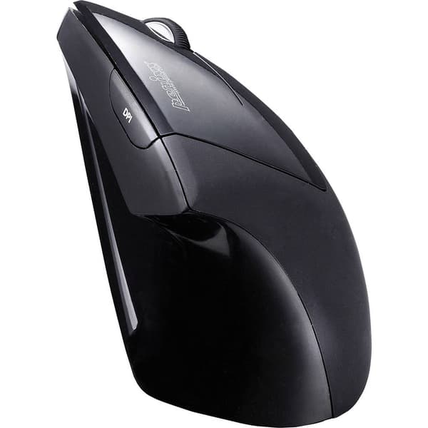 Perixx Perimice -713 Ergonomisk mus Trådlös Optisk Svart 6 Knappar 2000 dpi Ergonomisk