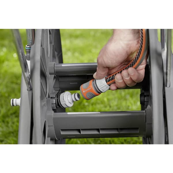 GARDENA 18520-20 CleverRoll L Easy Slangvagn 1 st Grå, Turkos, Orange