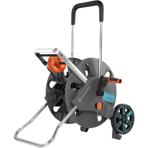 GARDENA 18520-20 CleverRoll L Easy Slangvagn 1 st Grå, Turkos, Orange