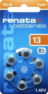 ZA 13 Hörapparatsbatteri