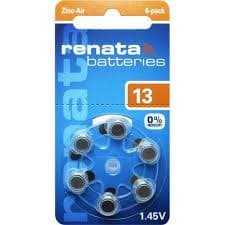 Hörapparatsbatteri Renata 13-6