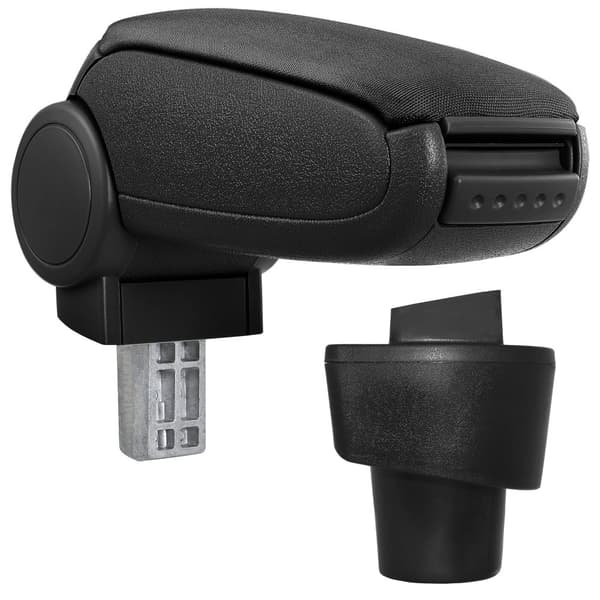 [pro.tec]® Armlæn til Renault Twingo 3 (2014-) - tekstil - sort