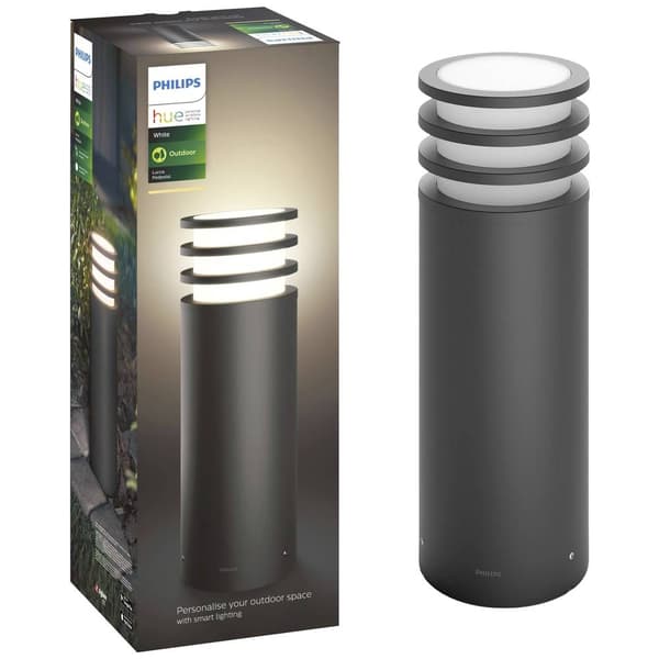 Hue Utomhusstålampa 1740293P0 Lucca E27 9.5 W Varmvit