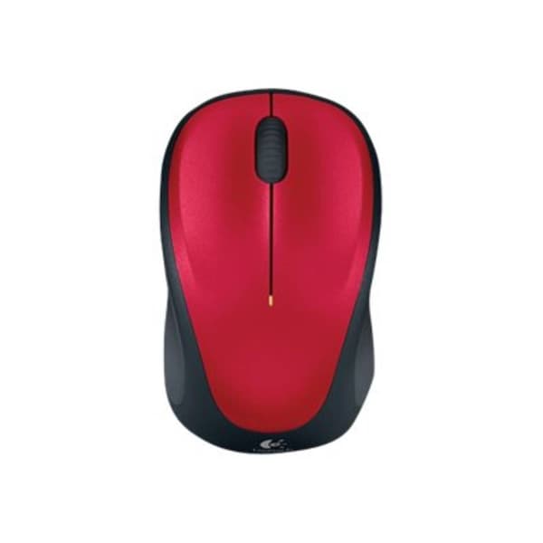 Logitech M235 WiFi mus Trådlös Optisk Röd/Svart 3 Knappar 1000 dpi