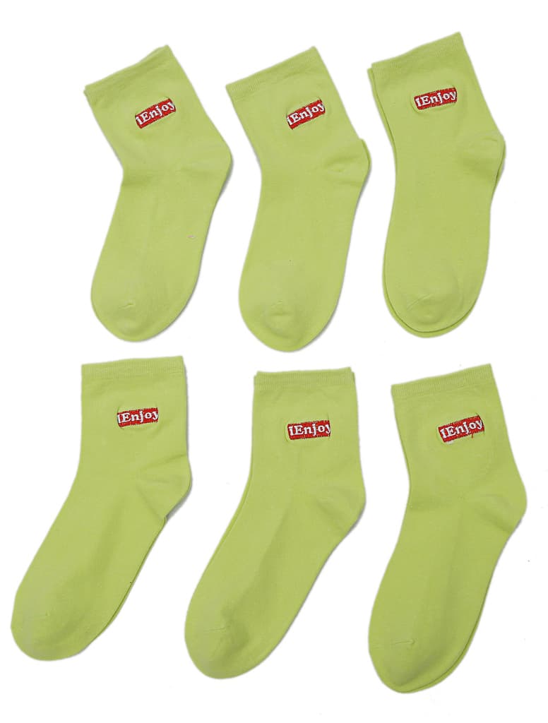 3 par strumpor, one size 35-40 7 cm skaft