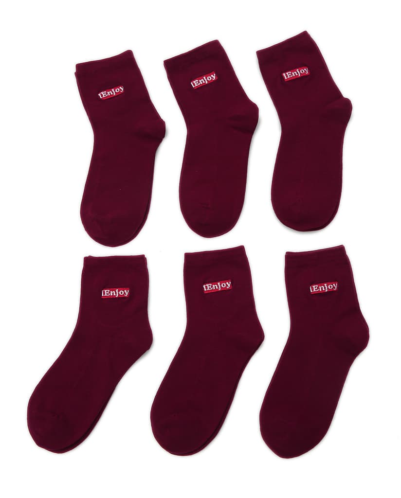3 par strumpor, one size 35-40 7 cm skaft
