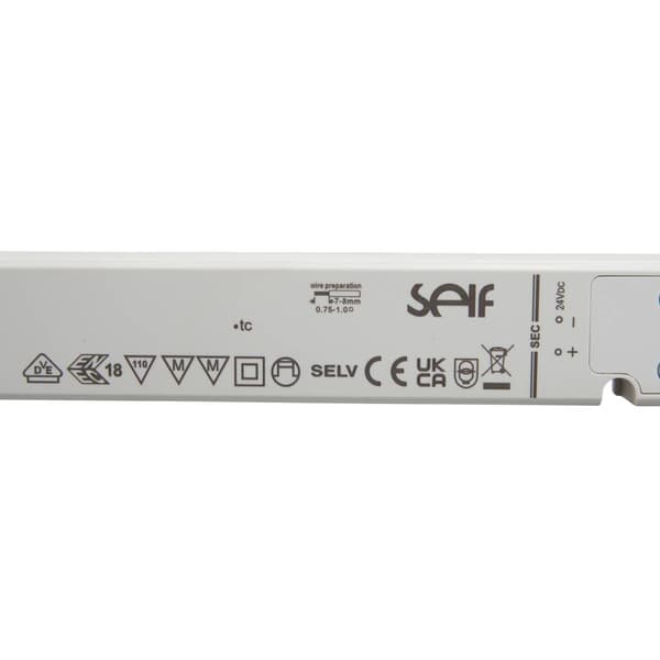 Self Electronics SLT75-24VFG LED driver Konstantspänning 75 W 0 - 3.1 A 24.0 V/DC möbelregistrering, inte dimbar, Överb