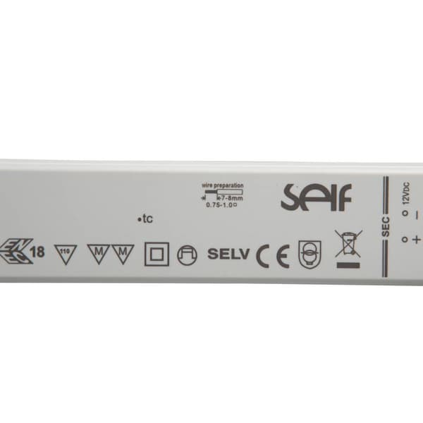 Self Electronics SLT75-12VFG LED driver Konstantspänning 75 W 0 - 6.25 A 12.0 V/DC möbelregistrering, inte dimbar, Över