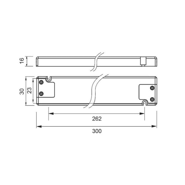 Self Electronics SLT60-24VFG-UN LED driver Konstantspänning 60 W 0 - 2.5 A 24.0 V/DC möbelregistrering, inte dimbar, Öv