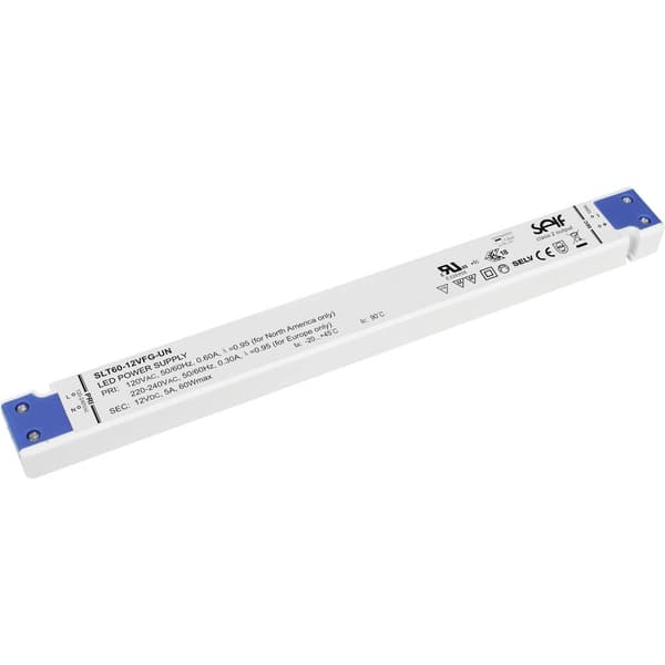 Self Electronics SLT60-24VFG-UN LED driver Konstantspänning 60 W 0 - 2.5 A 24.0 V/DC möbelregistrering, inte dimbar, Öv