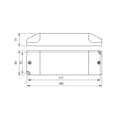 Miniatyrbild 3 av 3: Self Electronics SLT100-12VL-E LED transformator Konstantspänning 100 W 0 - 8.33 A 12 V/DC inte dimbar, möbelregistreri