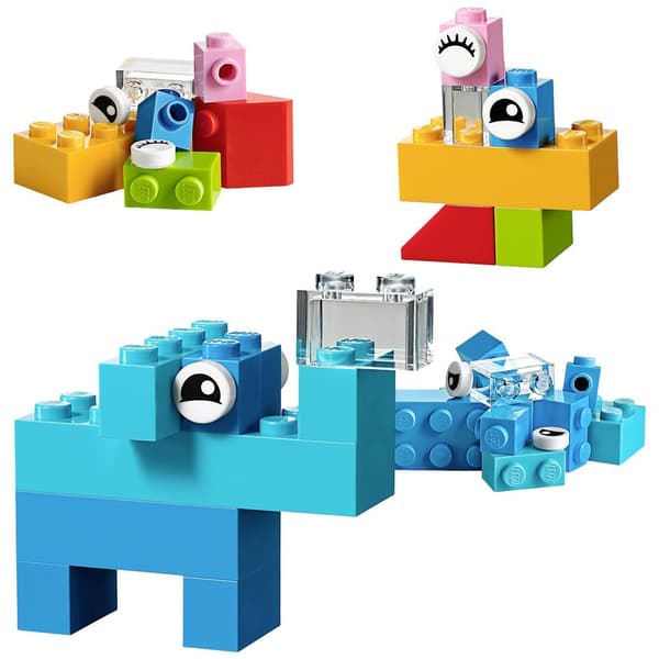10713 LEGO® CLASSIC Klossar fantasiväska - sortera efter färger