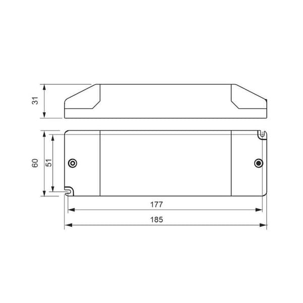 Self Electronics SLD75-12VL-E LED transformator Konstantspänning 75 W 1 - 6.25 A 12 V/DC dimbar, möbelregistrering, Öve
