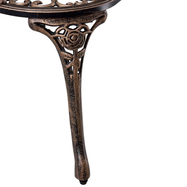 [casa.pro]® Vintage Havebænk - 99x54x78cm - bronze