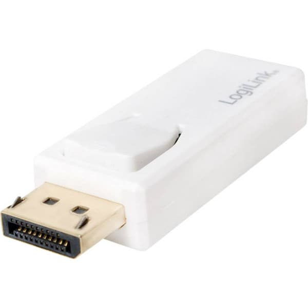 LogiLink CV0100 DisplayPort / HDMI Adapter [1x DisplayPort hane - 1x HDMI hona] Vit