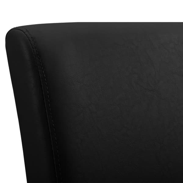 [en.casa]® Eleganttinen ruokailuryhmä 140 x 90 cm - pöytä + 6 tekonahkaa tuolia
