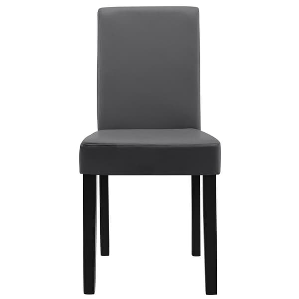 [en.casa]® Eleganttinen ruokailuryhmä 140 x 90 cm - pöytä + 6 tekonahkaa tuolia