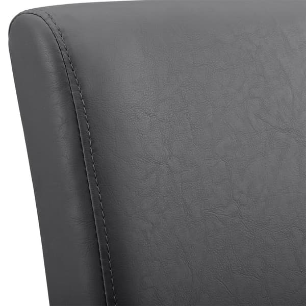 [en.casa]® Eleganttinen ruokailuryhmä 140 x 90 cm - pöytä + 6 tekonahkaa tuolia