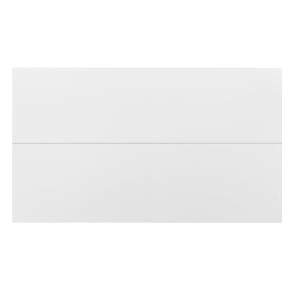 [en.casa]® Spisebord Gentofte - 140x90x77cm - hvid - 6 stole - mørkegrå