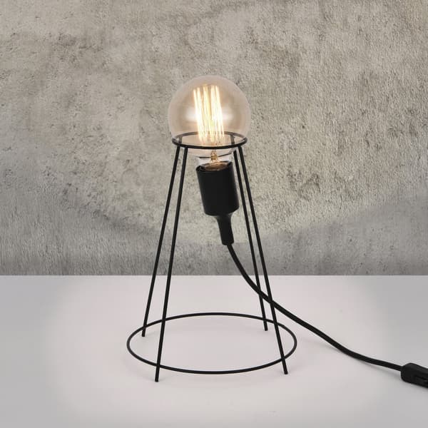 [lux.pro]® Bordslampa Sydney-skärmdiameter Øca.8cm-metall-svart
