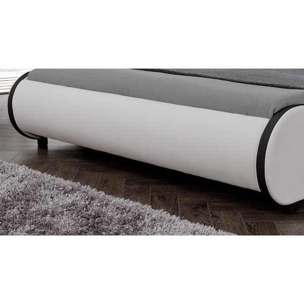 Dubbelsäng Valencia inkl. madrass 140x200 cm vit Corium