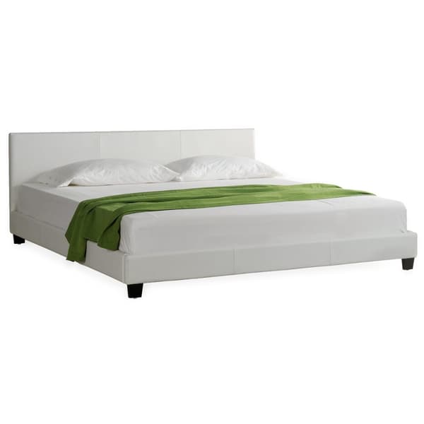 Corium® Tyylikäs verhoiltu sänky PU tekonahka 210cm x 149cm valkoinen