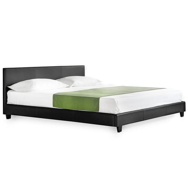 Corium® Dobbeltseng Barcelona - inkl. madras - 140x200 - sort
