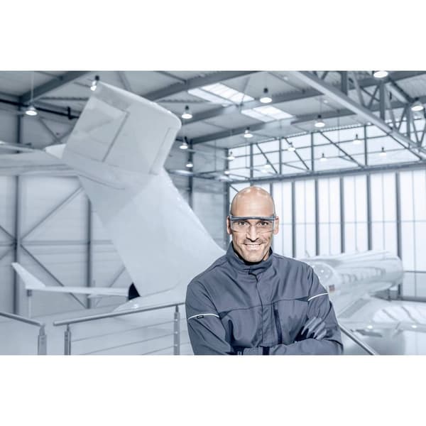 uvex astrospec 2.0 9164065 Skyddsglasögon Svart, Blå