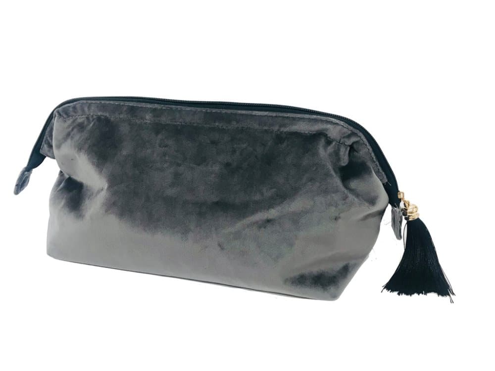 Victoria's Design Necessär sammet grå 28cm