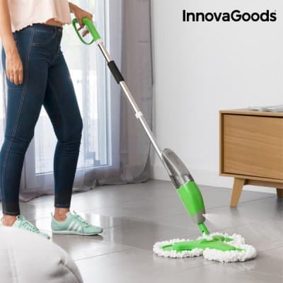 InnovaGoods Triple Dust Mop with Spray