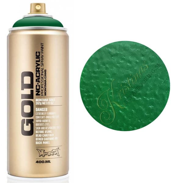 Montana GOLD Sprayfärg - Fern Green - 400 ml - Mörkgrön