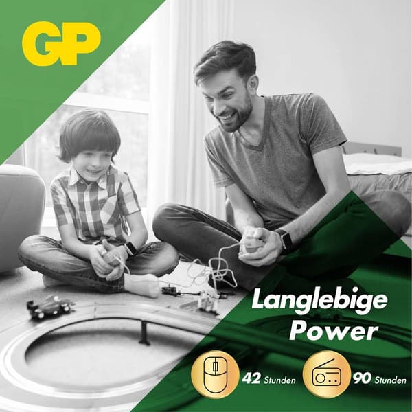 GP GPSUP15A24A904S44 Batteri-set Alkaliskt 1.5 V 44 st